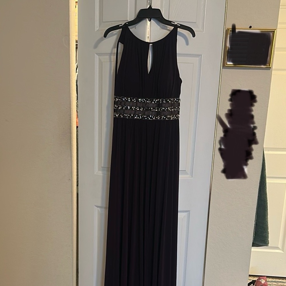 Elegant purple Evening Gown